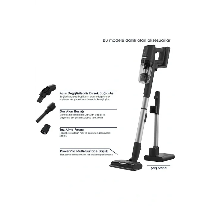 Genel Ürün EP81UB25GG 800 Serisi Dikey Şarjlı Süpürge