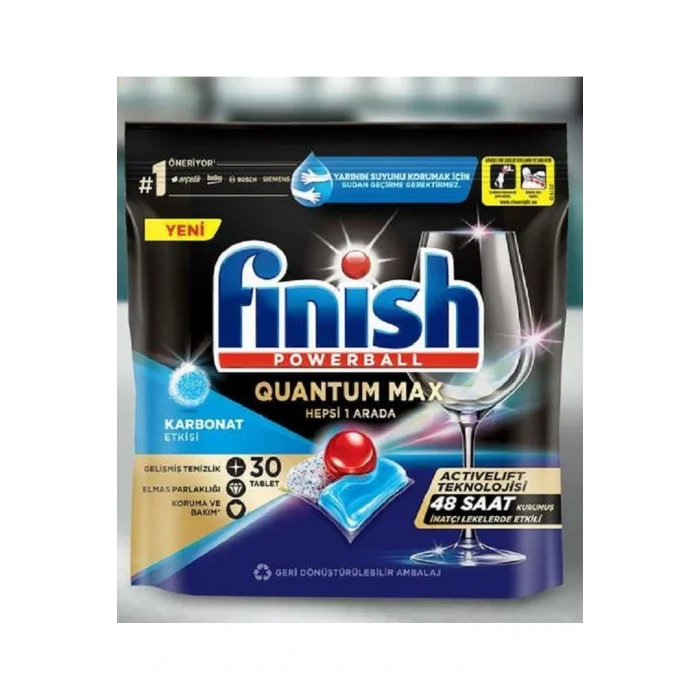 Genel Ürün Quantum Max 30 Kapsül Bulaşık Makinesi Deterjanı Tableti