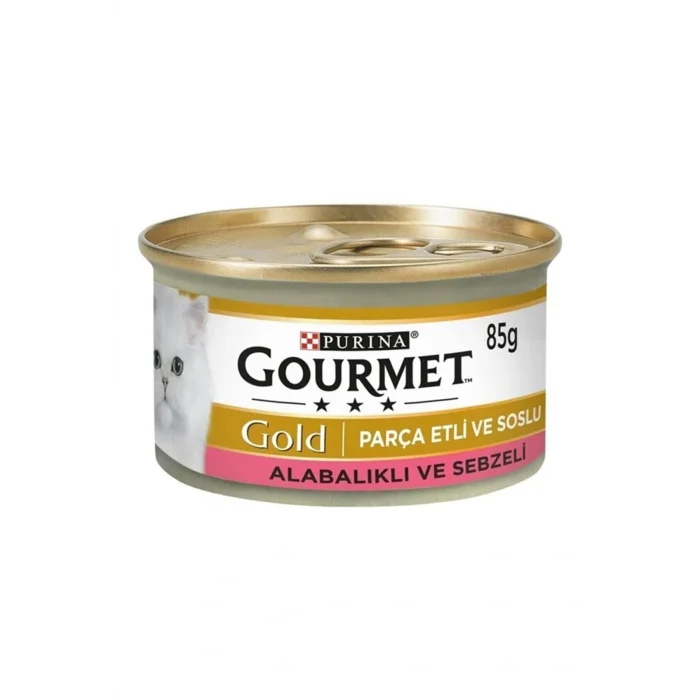 Genel Ürün Gourmet Gold Alabalıklı Ve Sebzeli Konserve Maması 85gr X 24 Adet