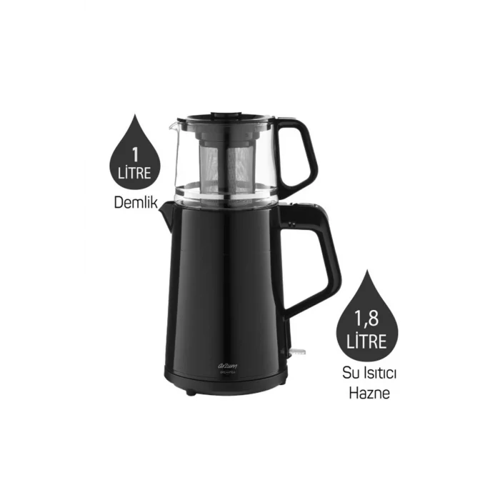 Genel Ürün AR3134 Dreamtea Siyah Çay Makinesi