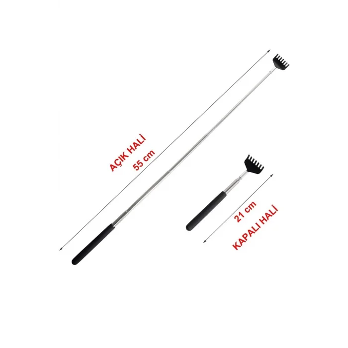 Genel Ürün Teleskobik Sırt Kaşıyıcı Metal Kaşağı Kaşıma Aleti Sırt Kaşıma Aparatı