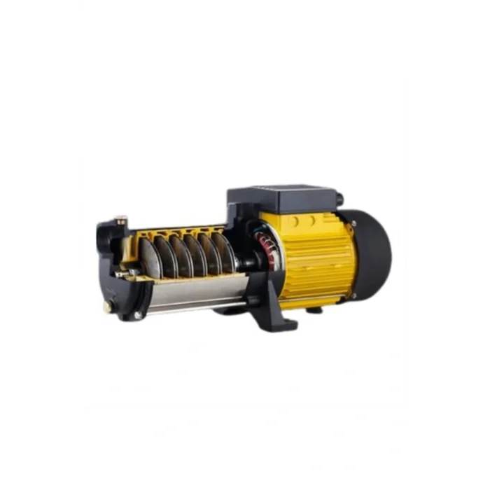 Genel Ürün VKP S/S 9-04 M 2 HP 220v Paslanmaz Çelik Fanlı Kademeli Yatay Milli Pompa