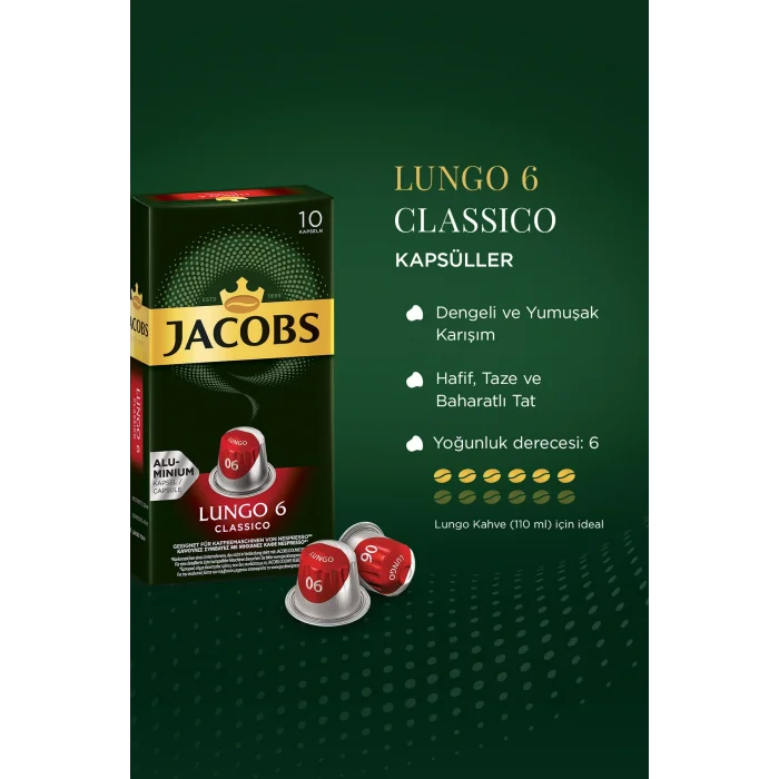 Genel Ürün Lungo Kapsül Kahve Avantaj Seti 20 Kapsül