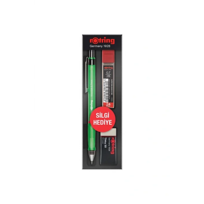 Genel Ürün Visuclick Versatil Kalem Okul Seti Yeşil 0.7 Mm RO-VK07