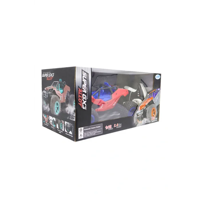 Genel Ürün Kumandalı GX3 Alloy / 2.4G 1:16 U/K Metal Şarjlı Mavi Kırmızı Araba