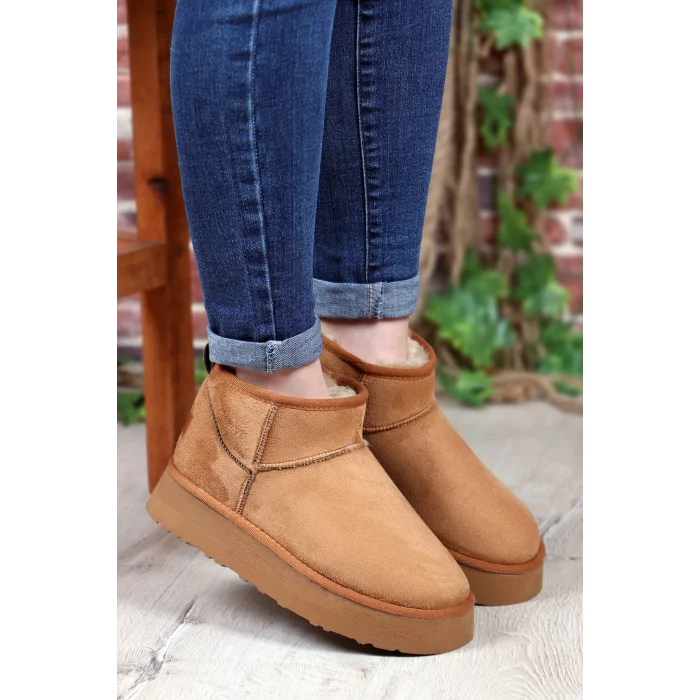 Genel Ürün Pierre Cardın 52709 UG Kısa Süet Kürklü Spor Kadın Bot