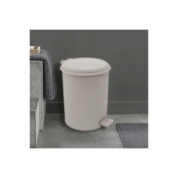Genel Ürün Nostalji Pedallı Çöp Kovası: 6 Litre