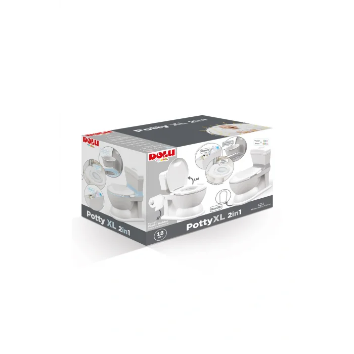 Genel Ürün Bebek Tuvalet Eğitimi Xl Lazımlık Klozet (2İN1) Büyük Klozet Lazımlık Sifon Sesli