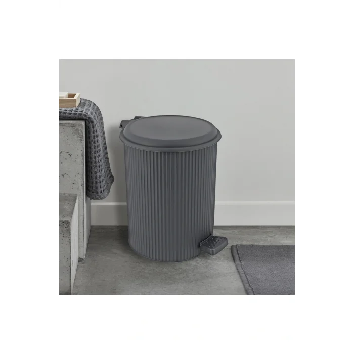 Genel Ürün Nostalji Pedallı Çöp Kovası: 6 Litre