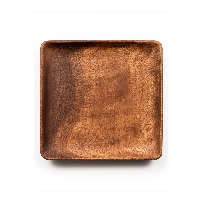 Genel Ürün Ahşap Kare Servis Tabağı 1 ADET