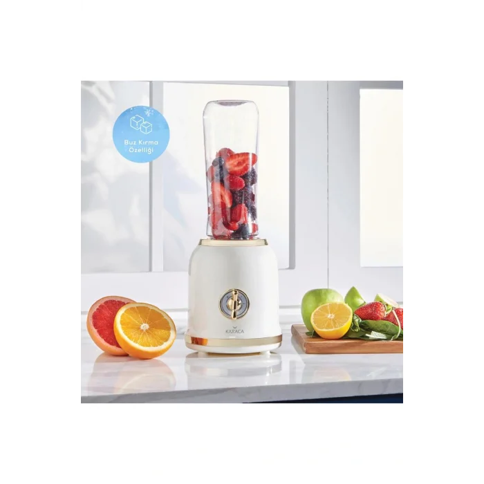 Genel Ürün Retro Personal Kişisel Smoothie Blender Cream