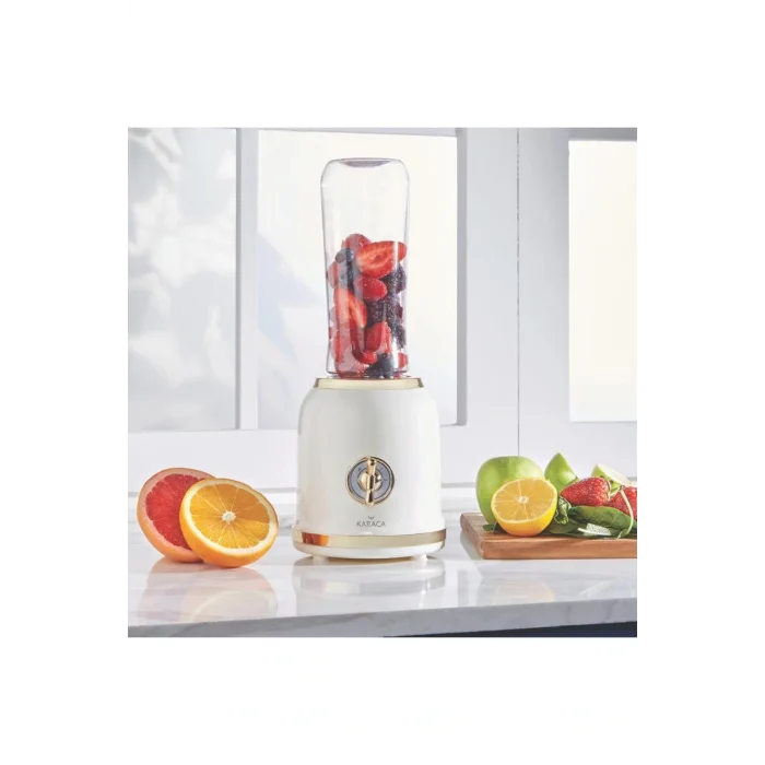 Genel Ürün Retro Personal Kişisel Smoothie Blender Cream