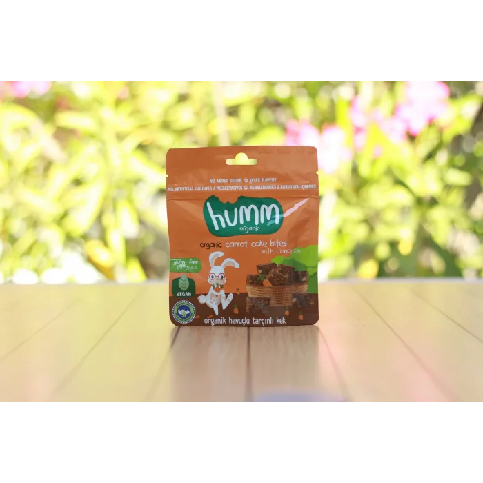 BUĞZ Humm Organik Glutensiz Vegan Havuçlu ve Tarçınlı Kek