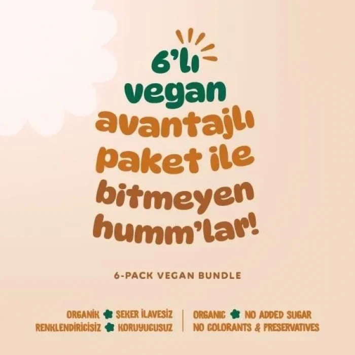 BUĞZ Humm Organik Kurabiye 6lı Set (Portakallı & Çilekli)