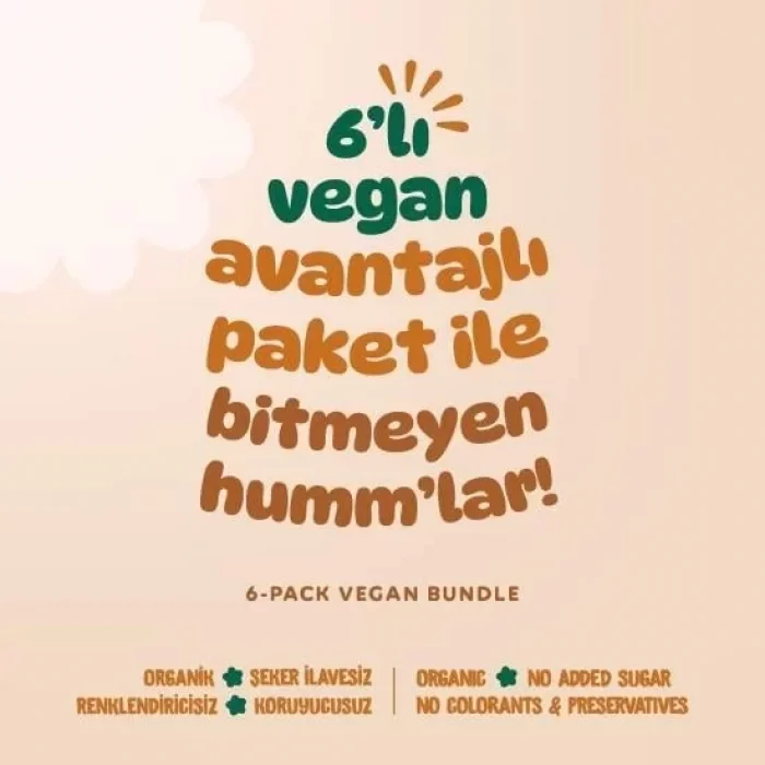 BUĞZ Humm Organik Kurabiye 6lı Set (Tahinli ve Pekmezli & Zencefilli ve Tarçınlı & Portakallı)