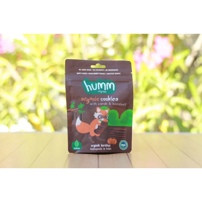 BUĞZ Humm Organik Vegan Keçiboynuzlu ve Fındıklı Kurabiye