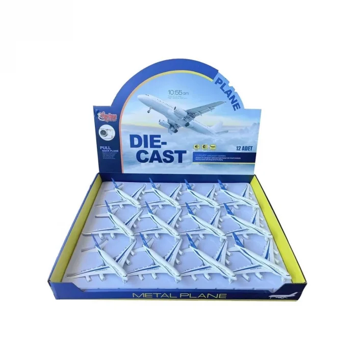 HW-777-2 2816 BLUE CB IŞIKLI-SESLİ METAL YOLCU UÇAĞI