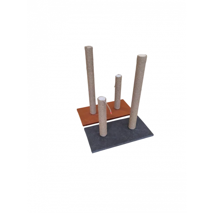 İkili Kedi Tırmalama Tahtası 40 cm - 70  cm Çeşitli Renklerde