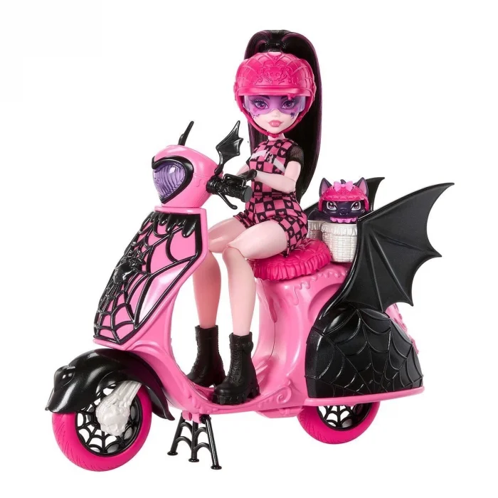 JDR61 Monster High Vamptastic Scooter Draculaura