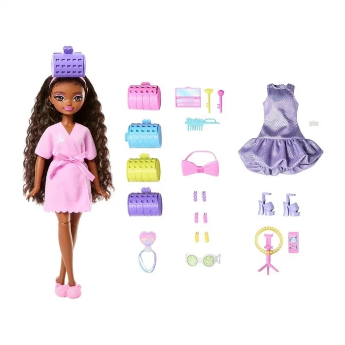 JGG39 Barbie Dream Besties Brooklyn ile Akşam Eğlencesine Hazırlanma