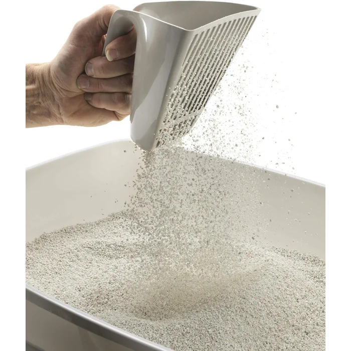 Karamel Pet Dar Aralıklı V Kedi Kumu Küreği Çeşitli Renklerde