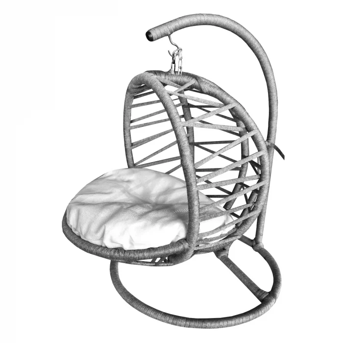 Karamel Pet Kedi Hamağı Minderli Kedi Salıncağı 40*42 cm-62 cm Gri