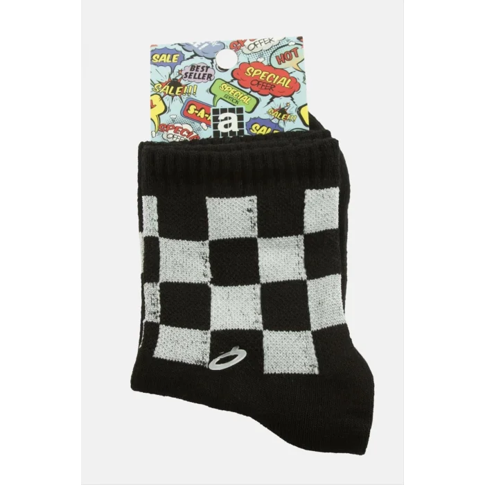 Kare Desenli Kolej Çorap 8*28