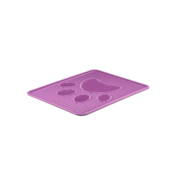 Kedi Tuvalet Önü Paspası Sentetik Yeni Model 51,5 42,5 cm Karışık Renklerde