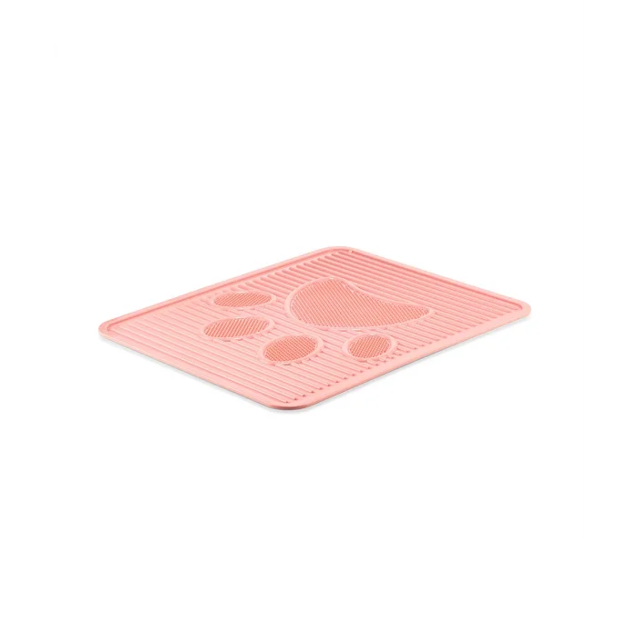 Kedi Tuvalet Önü Paspası Sentetik Yeni Model 51,5 42,5 cm Karışık Renklerde