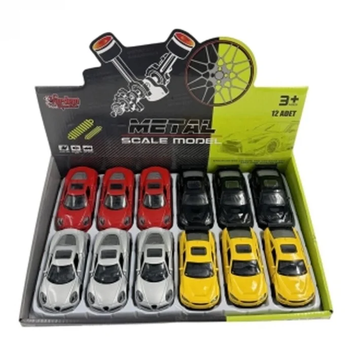 KM-36231C-1-2-3-4 ÇEK BIRAK 1 36 METAL ARABA