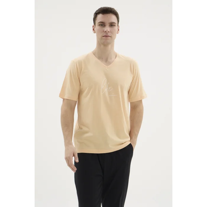 Kocabey KKT-26152 Erkek V Yaka Pijama Takımı