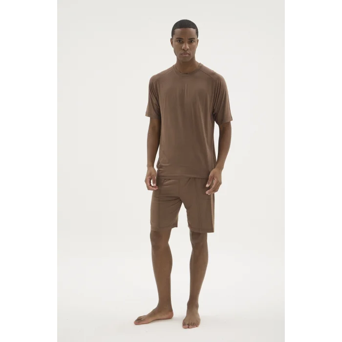 Kocabey ŞT-26211  O Yaka Şortlu Pijama Takımı