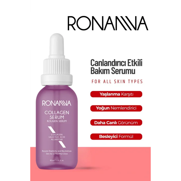 Kolajen Serum - Botox Etkili, Allantoin, Salisilik Asit, Hyalüronik Asit - 30ml