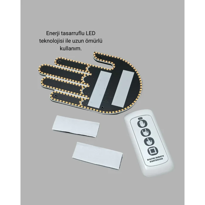 Kompakt Tasarımlı LED Jest Işığı – Selam ve Teşekkür Modları