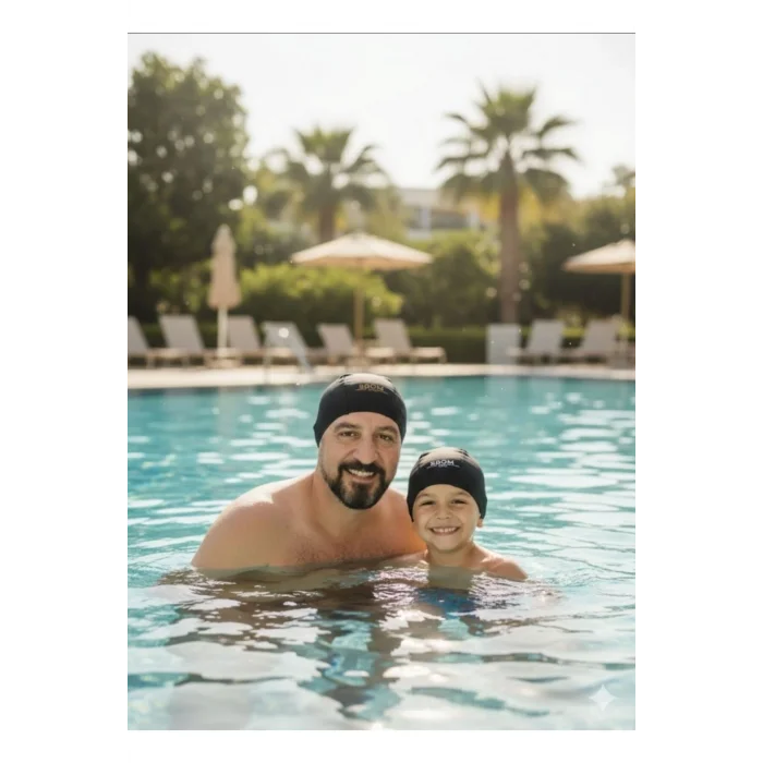 BUĞZ Likralı Bez Deniz Havuz Bonesi 3 lü