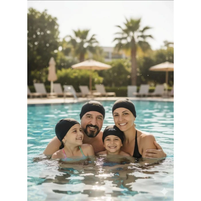 BUĞZ Likralı Bez Deniz Havuz Bonesi