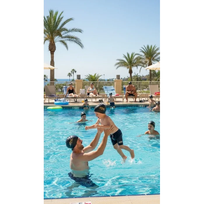 BUĞZ Likralı Bez Deniz Havuz Bonesi