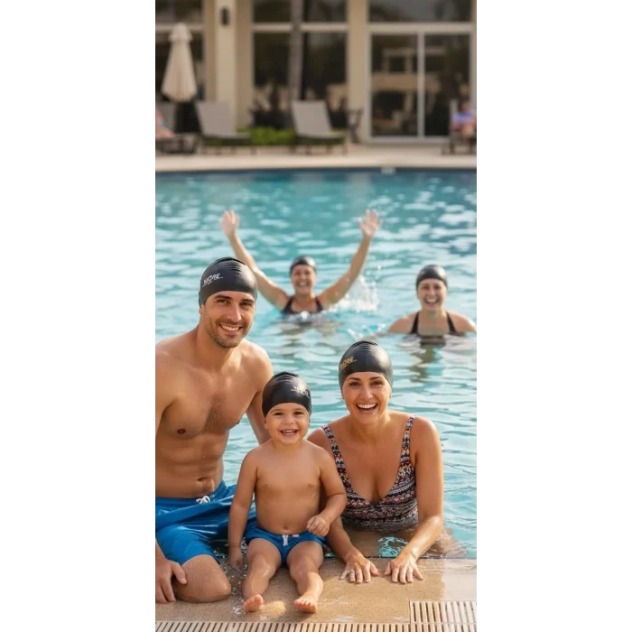 BUĞZ Likralı Bez Deniz Havuz Bonesi