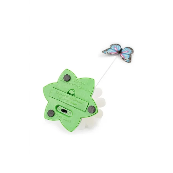 Markapet Hareketli Pilli Dönen Kelebek Kedi Oyuncağı 6 cm