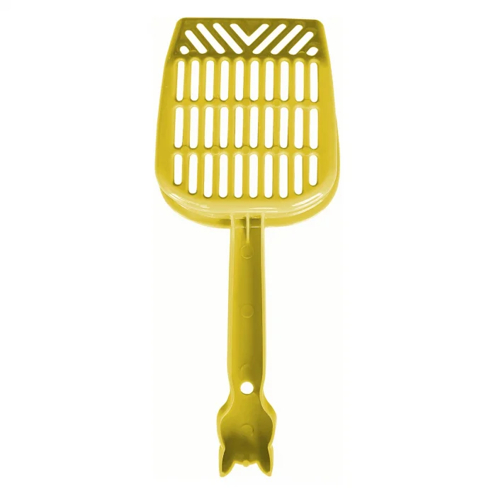 Markapet İnce Elekli Kedi Kumu Küreği Large 11-27 cm Sarı