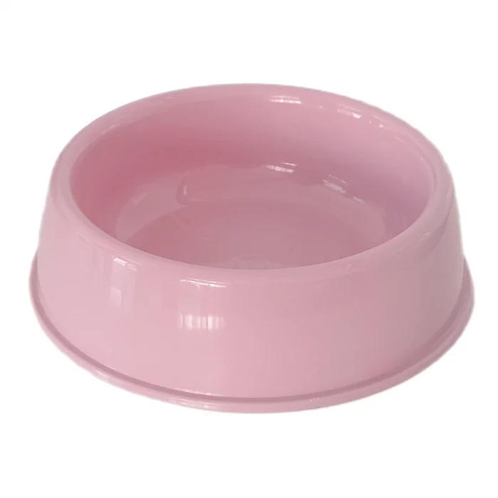 Markapet Kedi Köpek Plastik Mama Ve Su Kabı 20 cm - 200 ml Pembe