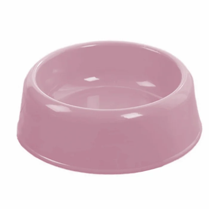Markapet Kedi Köpek Plastik Mama Ve Su Kabı 20 cm - 200 ml Pembe