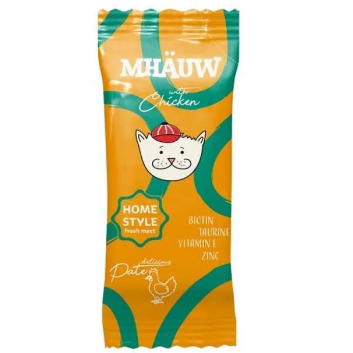 Mhauw Pouch Pate Chicken Kedi Yaş Maması 80 Gr