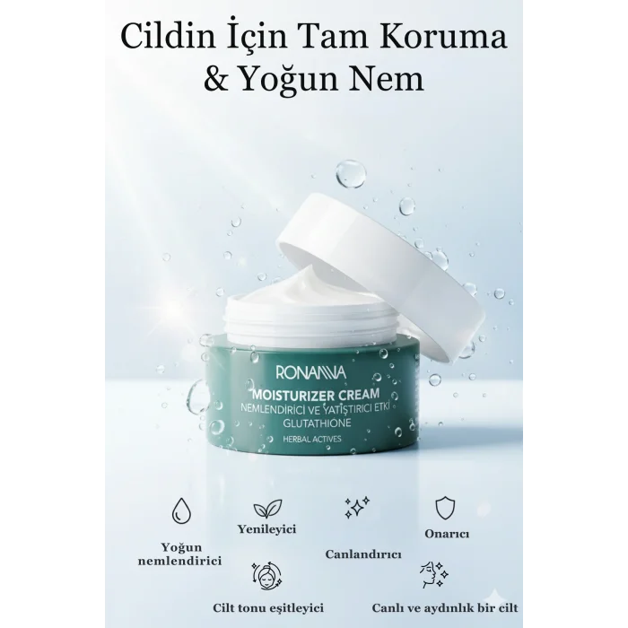 Nemlendirici Krem - Onarıcı, Aydınlatıcı, Tüm Ciltler Için - 50ML