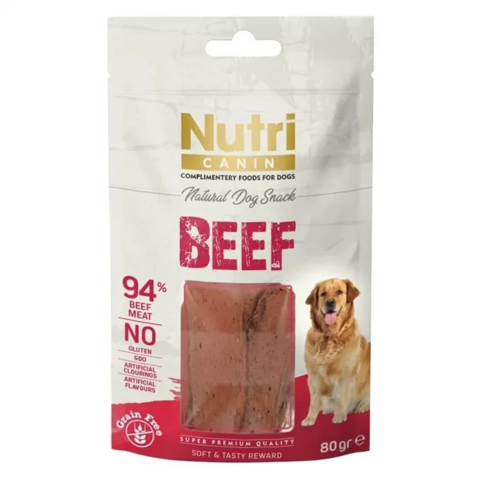 Nutri Canin Tahılsız Biftekli Köpek Ödül Maması 80 gr