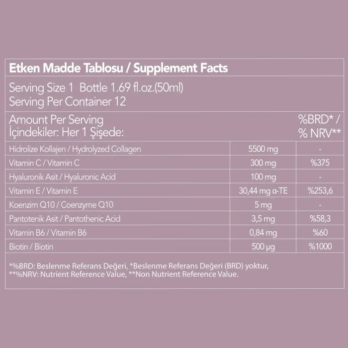 Nutriplus Beauty Shot Collagen 12’li Flakon