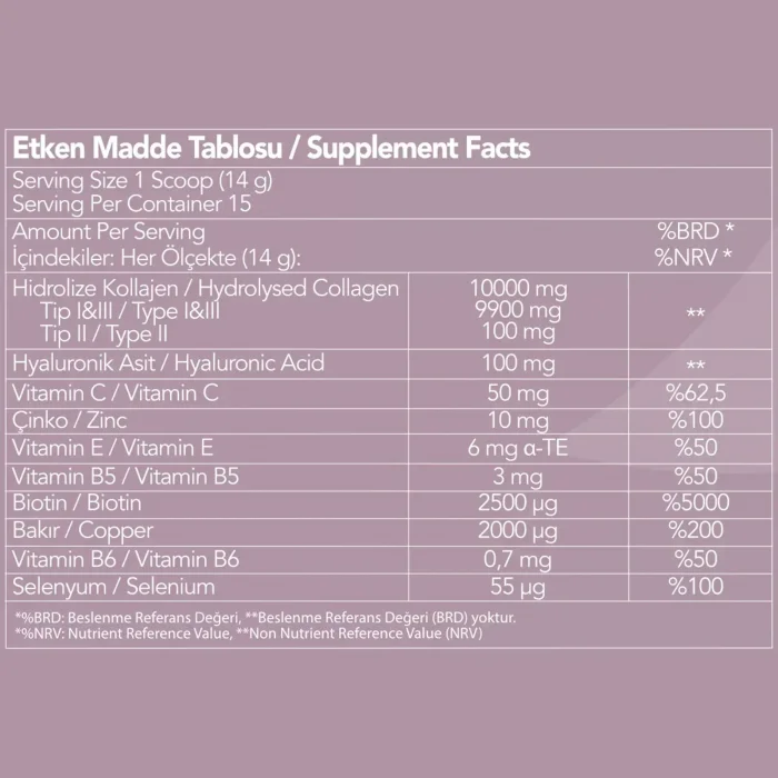 Nutriplus Çikolatalı Kolajen 210 gr