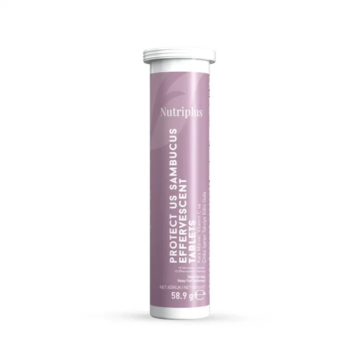 Nutriplus Kara Mürver 15 Efervesan Tablet