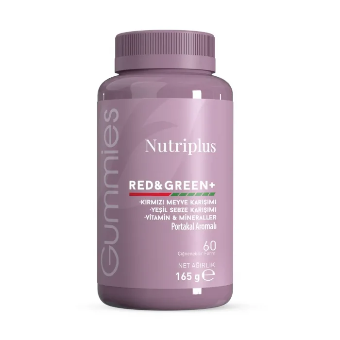 Nutriplus Red & Green Mix Gummy 60 Adet