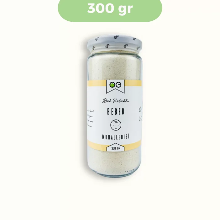BUĞZ OG Natural Bal Kabaklı Bebek Muhallebi Karışımı +6 Ay (300 gr)